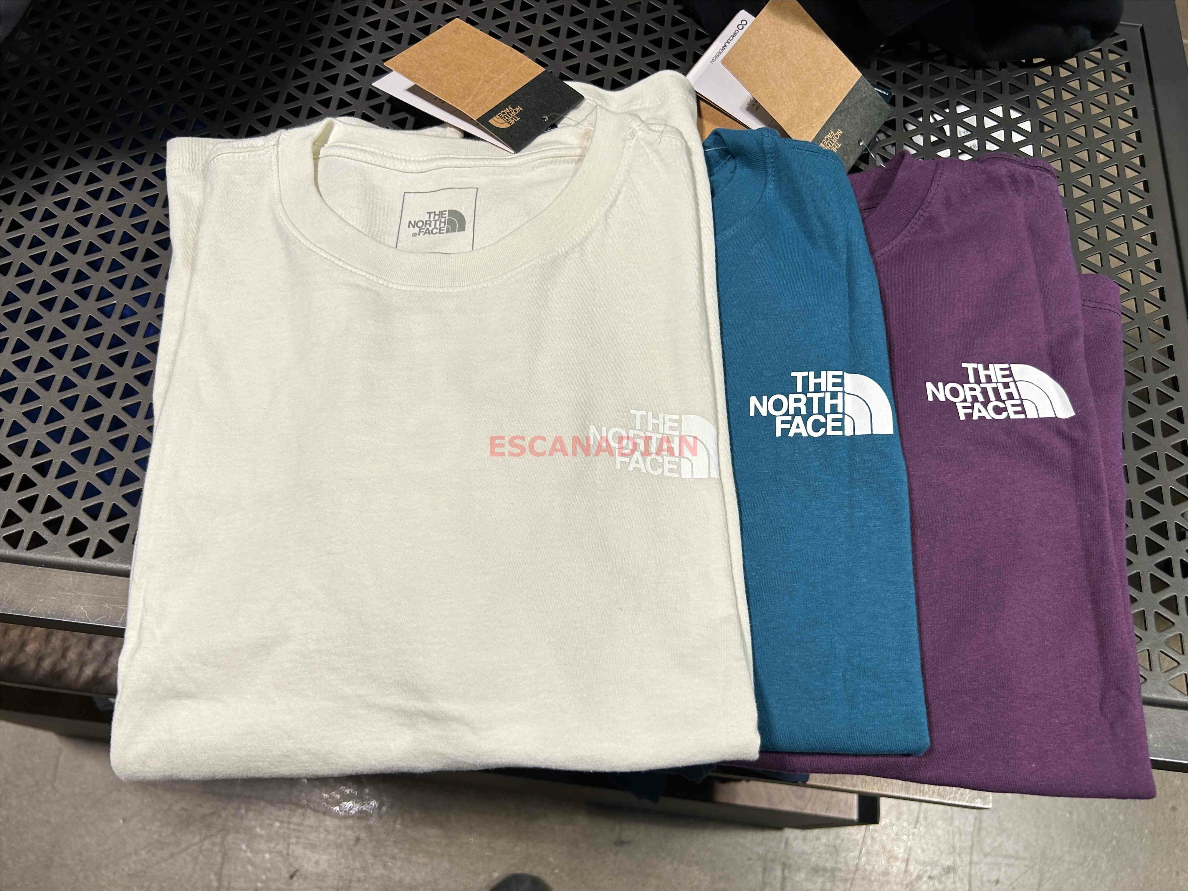 THE NORTH FACE 女大人 雙面LOGO 短TEE (前小後大) (24) (3色)