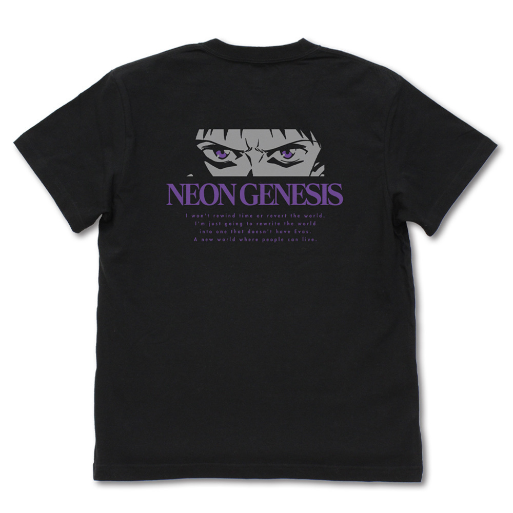 Cospa 0707 EVANGELION 『さようなら､全てのｴｳﾞｧﾝｹﾞﾘｵﾝ｡』 Tｼｬﾂ/BLACK
