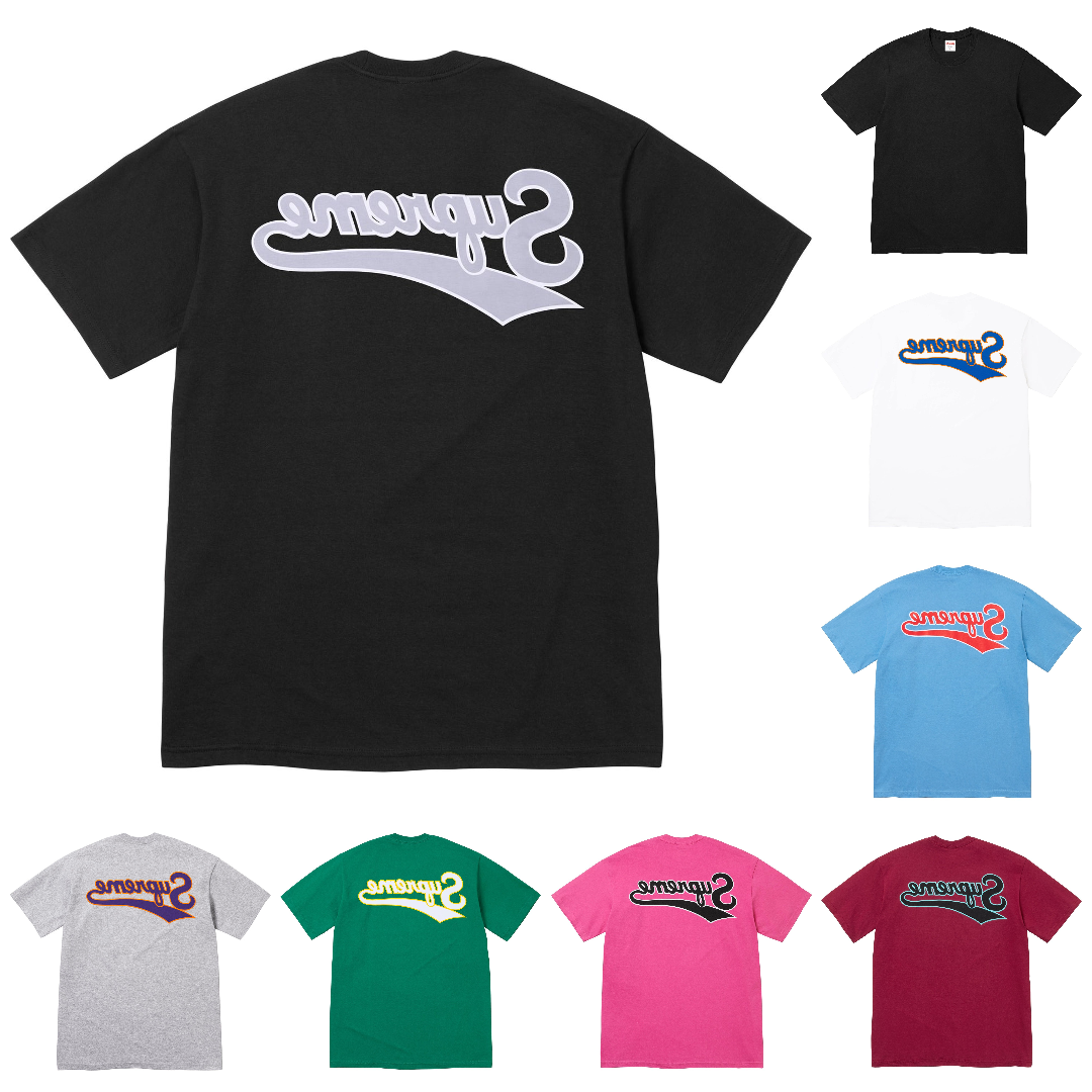 現貨┃Supreme 24SS Backward Tee 背後logo 短T