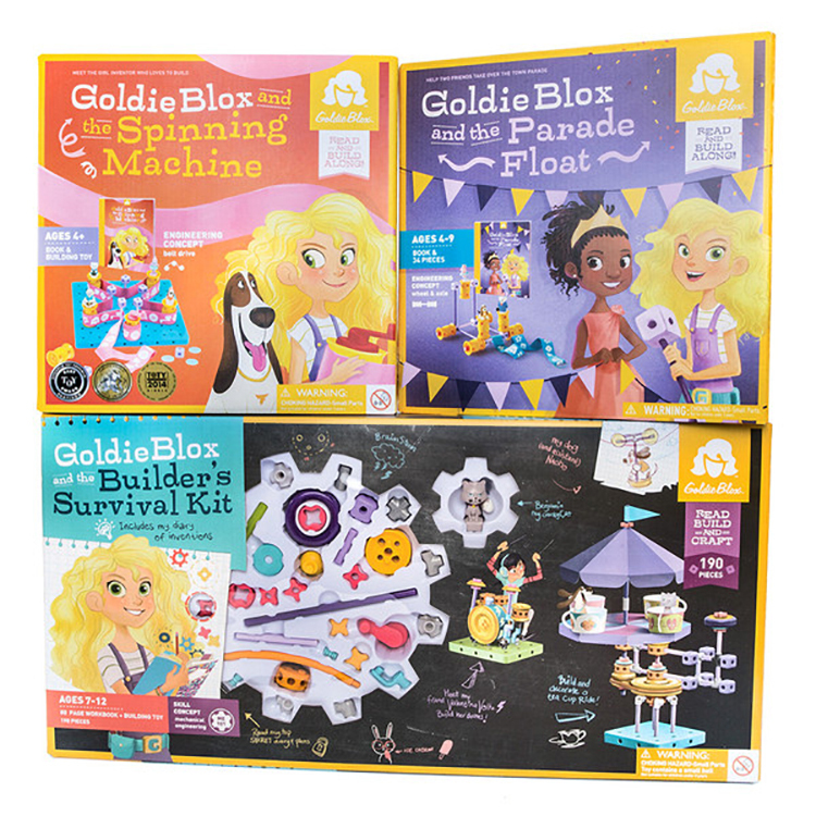 Goldie Blox【理系女子向け知育玩具】 Amazon.co.jp: Goldie Blox and the Spinning Machine : おもちゃ