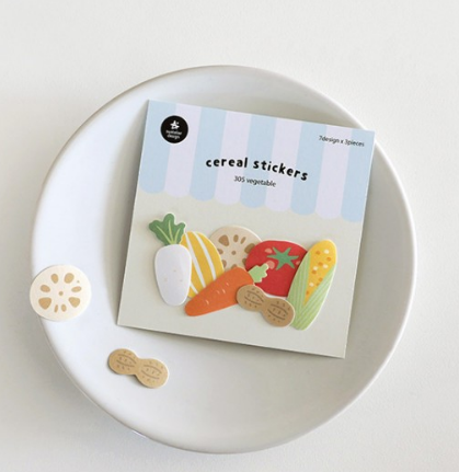 貼紙包 蔬菜｜ SUATELIER 韓國