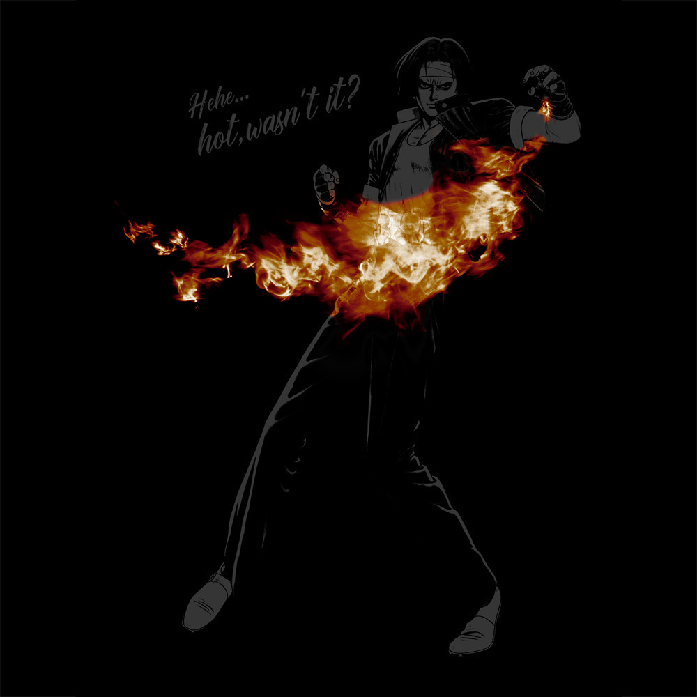 Cospa 0908 THE KING OF FIGHTERS '95 草薙京 Tｼｬﾂ/黑色