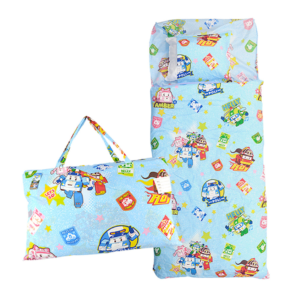 MIT台灣製卡通圖樣幼教兒童睡袋組- POLI 波力