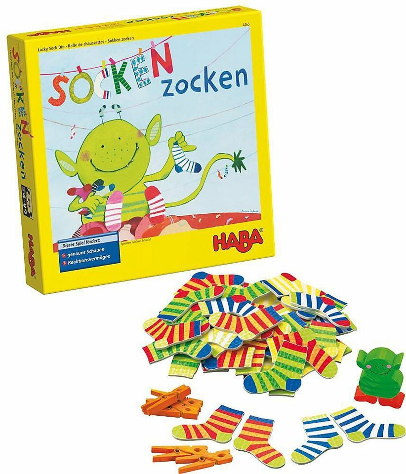 HABA 德國桌遊- 幸運襪子(Socken Zocken)