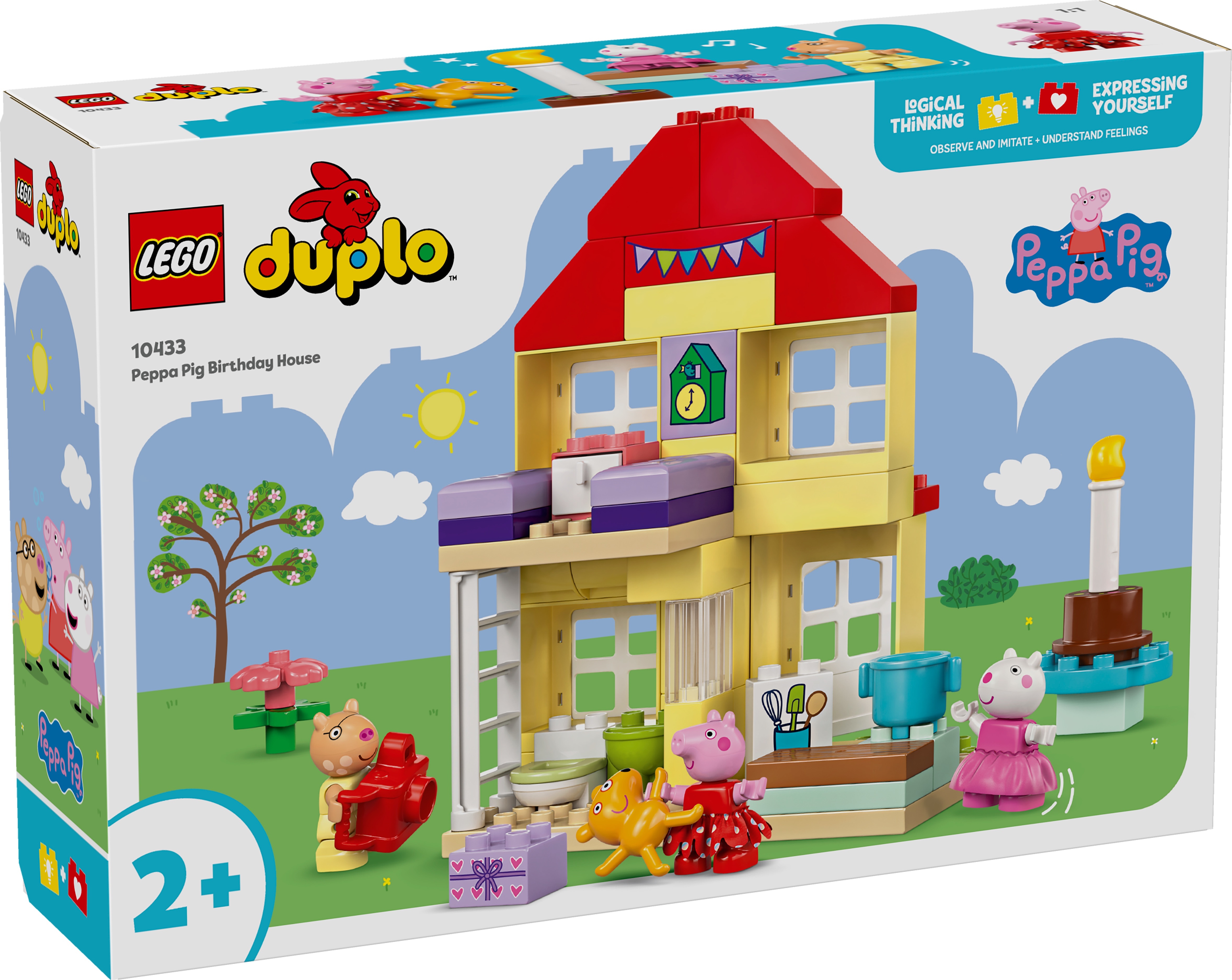 [飛米樂高積木專賣店] LEGO 10433 DUPLO-粉紅豬小妹 佩佩豬的生日屋