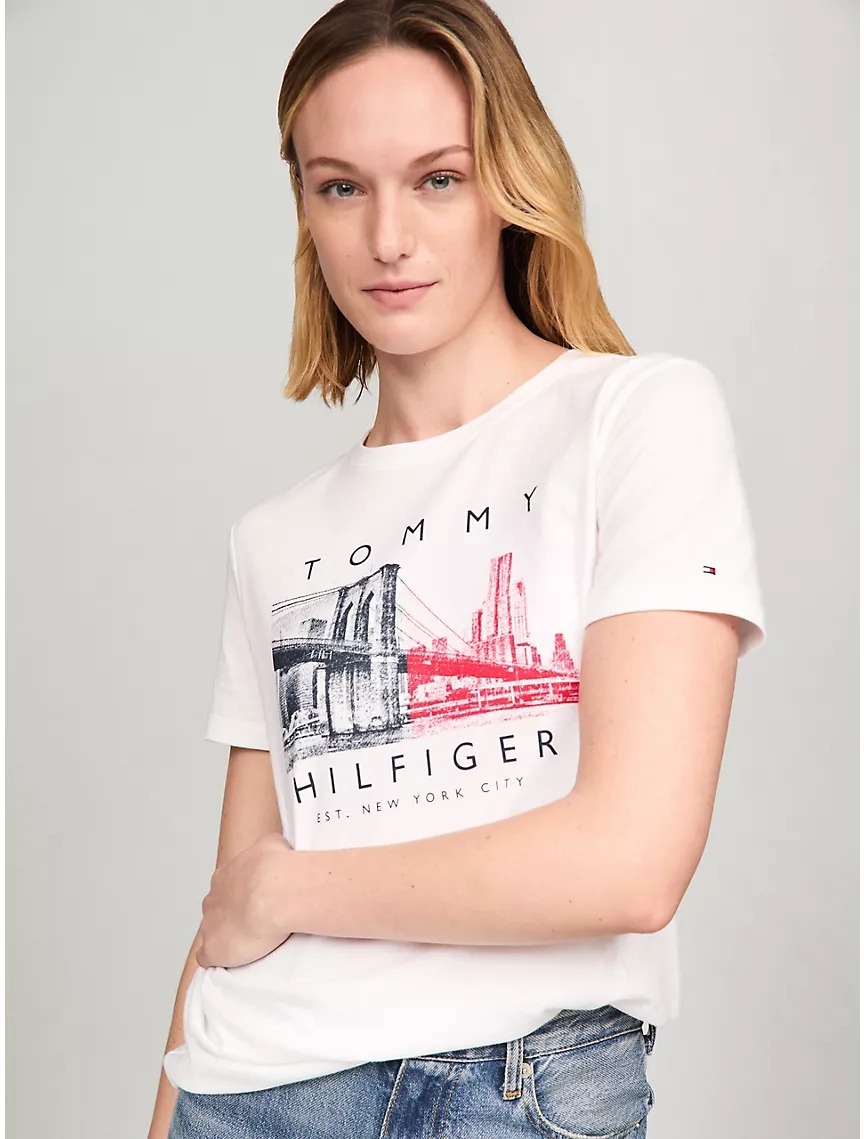 【預訂】Tommy Hilfiger L062245 女裝短袖Tee - 白色