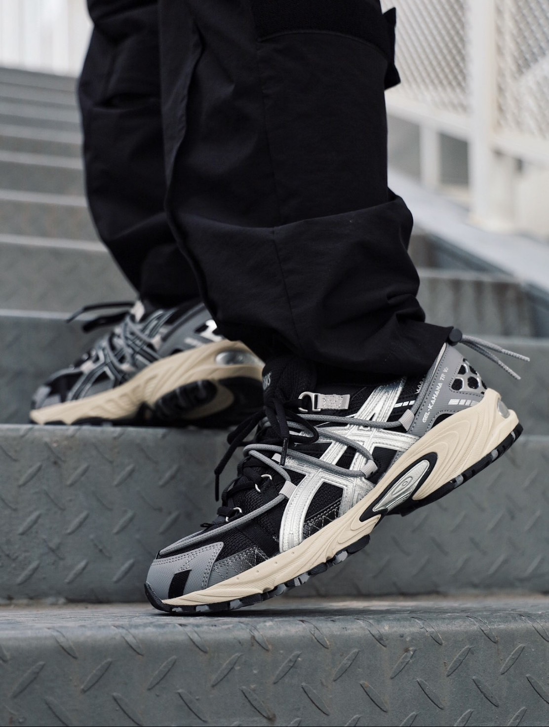 Asics Gel-kahana Tr V2 山系機能運動鞋 黑銀 1203A259-001