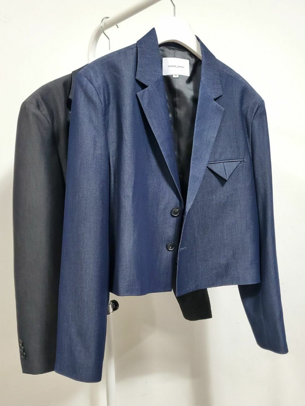 淨色短身西裝褸 Crunky_youth-045JK