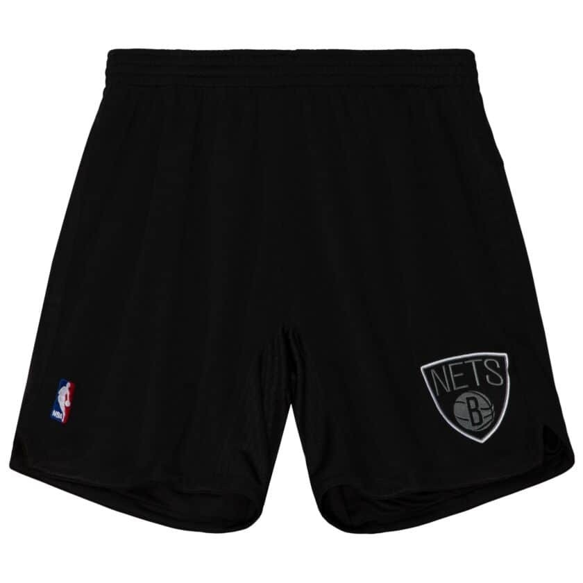 NBA球褲 Brooklyn Nets 布魯克林籃網 聖誕黑 M&N Authentic Shorts 球員版 電繡 沒有口袋 全新