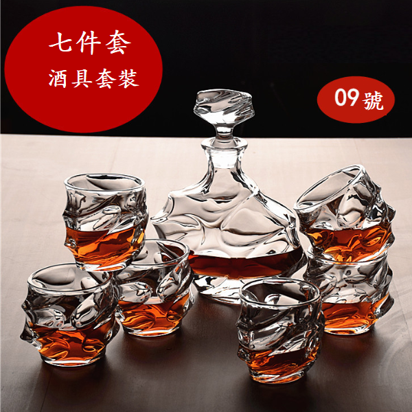 爆款玻璃威士忌杯壺套裝（貨號：002七件套）