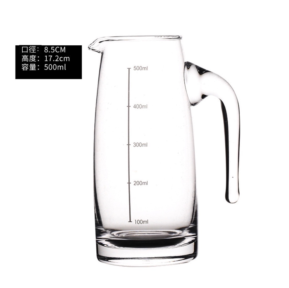 爆款白酒分酒器紅酒洋酒水晶玻璃醒酒器 酒樽 飲料瓶 飲料儲存瓶空瓶（D4款分酒器500ml（帶刻度）-【2個裝】）