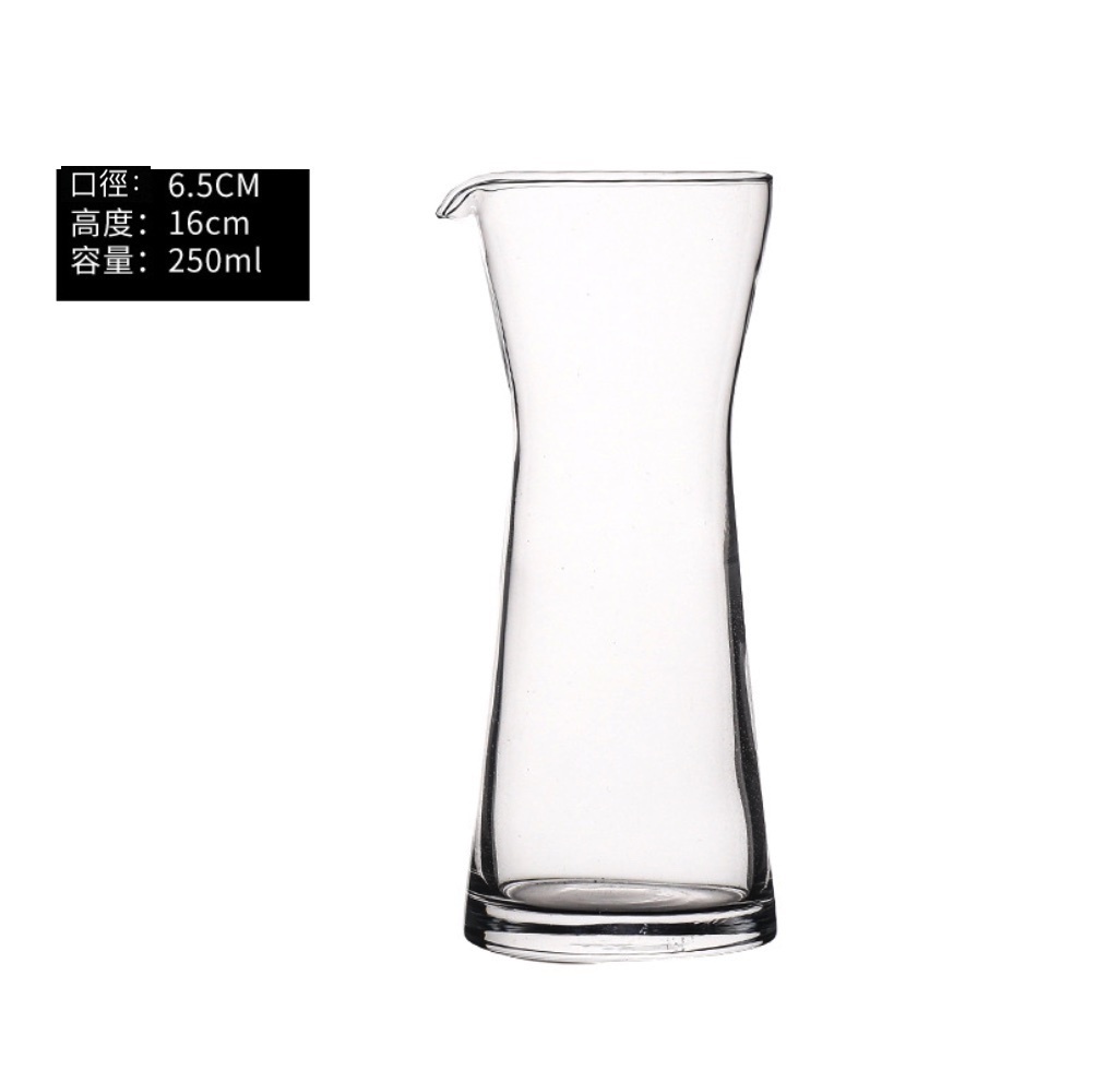 爆款白酒分酒器紅酒洋酒水晶玻璃醒酒器 酒樽 飲料瓶 飲料儲存瓶空瓶（C3款分酒器250ml-【2個裝】）