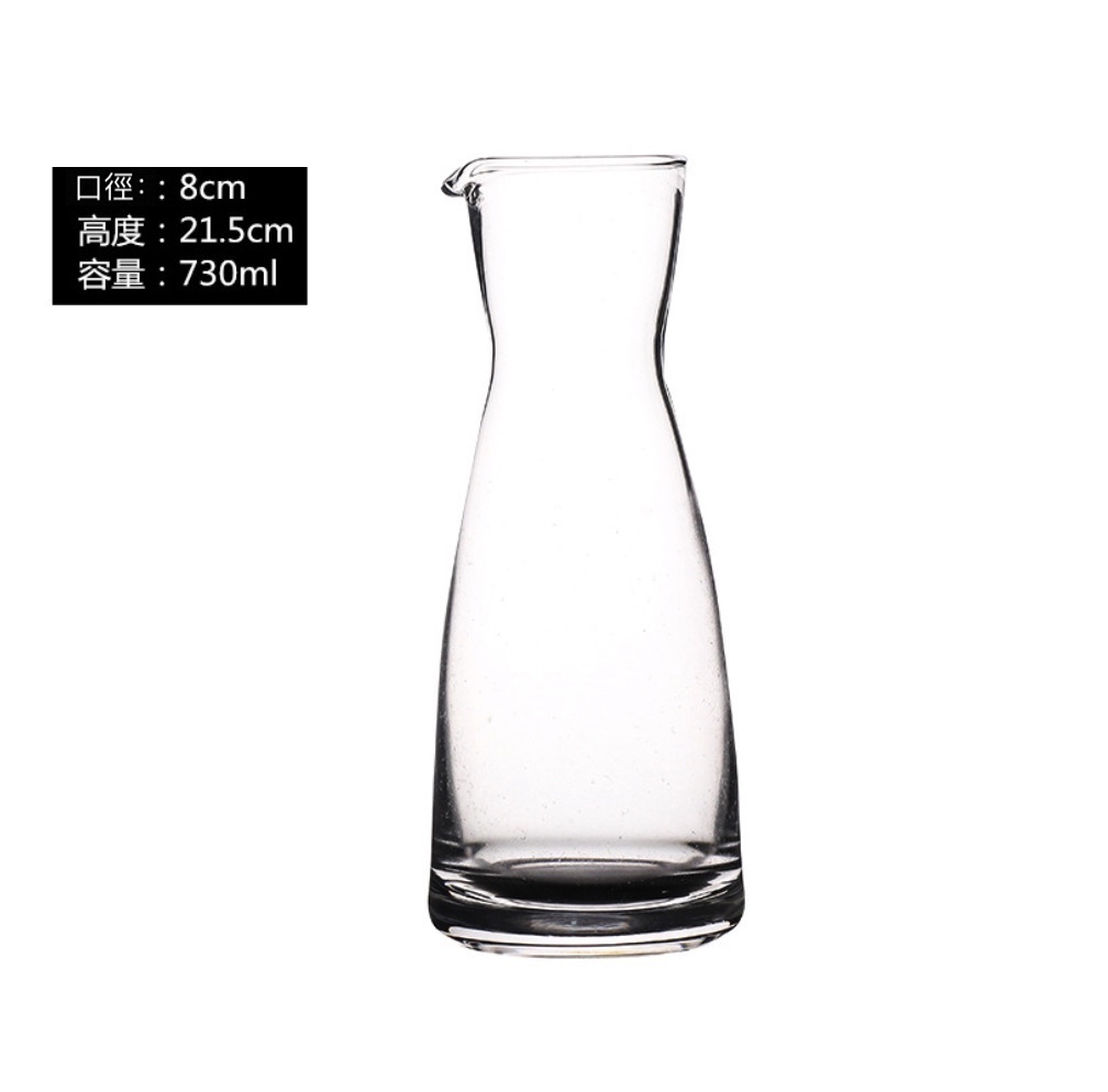 爆款白酒分酒器紅酒洋酒水晶玻璃醒酒器 酒樽 飲料瓶 飲料儲存瓶空瓶（C4款分酒器730ml-【2個裝】）
