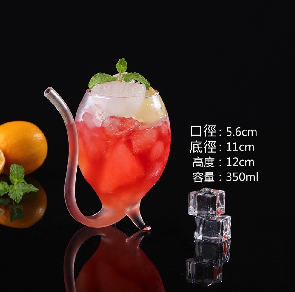 熱賣玻璃杯子果汁杯沙冰杯雞尾酒杯（37號杯-【2個裝】）