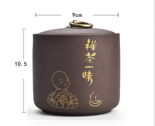 爆款茶葉罐（紫砂茶葉罐（禪茶一味））