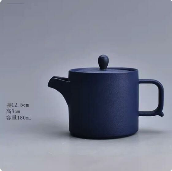 Popular ceramic teapot (sapphire blue teapot)