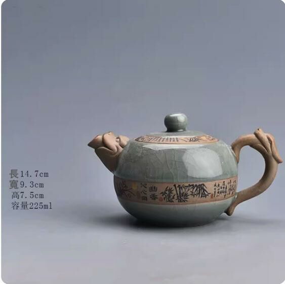 Popular ceramic teapot (Ge Kiln Teapot Aoju Welcomes the Cold)