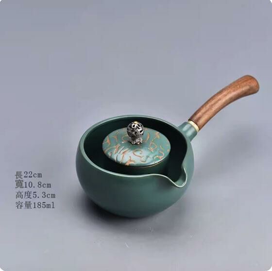 Popular ceramic teapot (Xiaoqinggan side-handled teapot)
