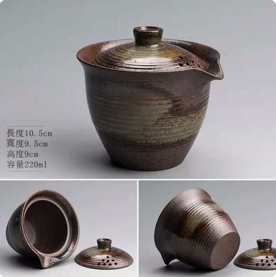 Popular kiln-turned ceramic teapot teapot (wood-fired Xiushen teapot)