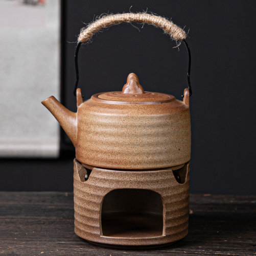 Popular teapot (firewood--Yuanshan teapot + tea warm stove)