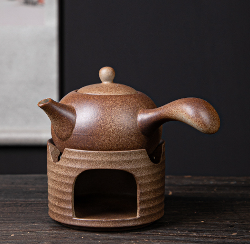 Popular teapot (firewood--auspicious side-handled teapot + tea-warming stove)