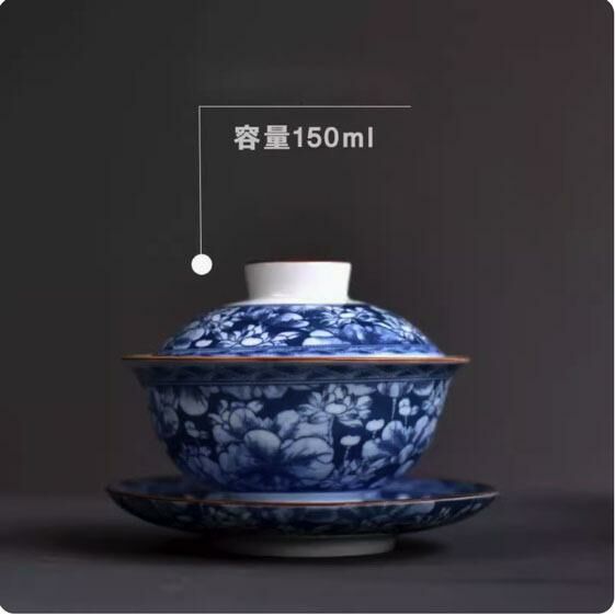 Popular Kung Fu Tea Set Tea Bowl (Lotus)