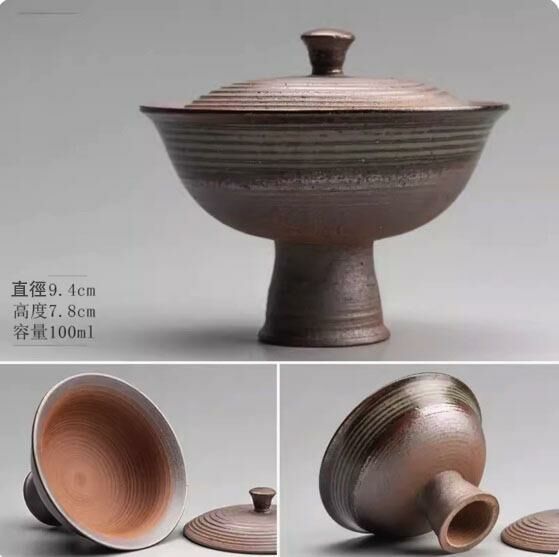 Popular Kung Fu Tea Set Tea Bowl (Lotus Rhyme Covered Bowl)