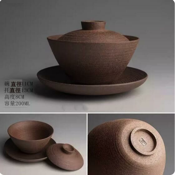 Popular Kung Fu Tea Set Tea Bowl (Wuyou Stoneware Covered Bowl)