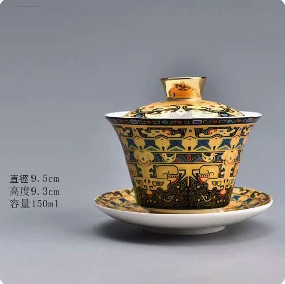 Popular Kung Fu Tea Set Tea Bowl (Thangka Hover Cover Bowl)