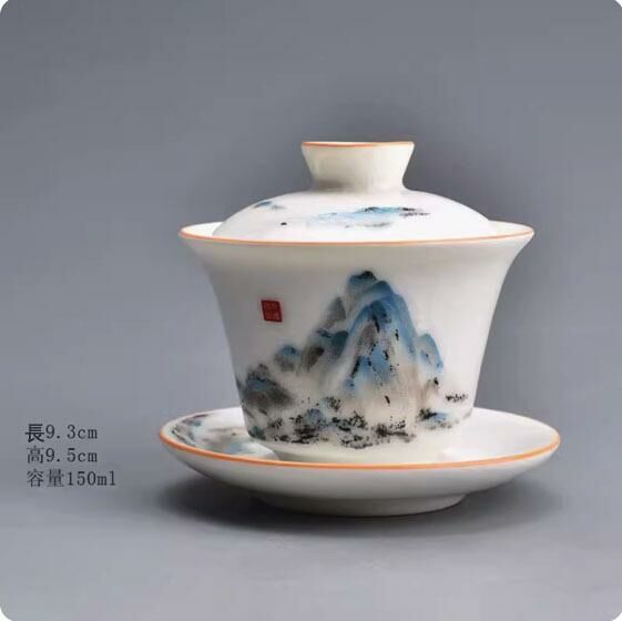 The most popular Kung Fu tea set and bowl (Qianli Jiangshan Magnolia tureen)