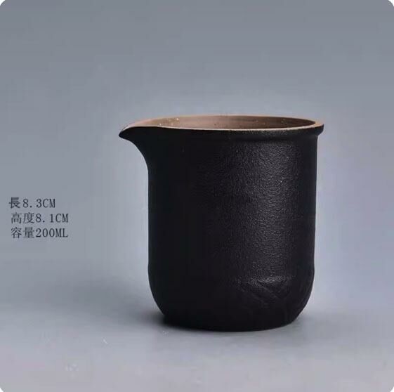 爆款泡茶分茶器公道杯(黑陶公杯)