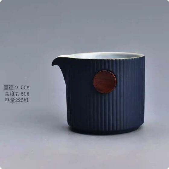 Hot style tea dispenser fair cup (button cup·blue)