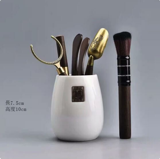 爆款功夫茶具套裝(白瓷同福六君子)