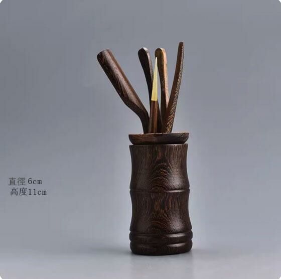 爆款功夫茶具套裝(雞翅木竹節六君子)
