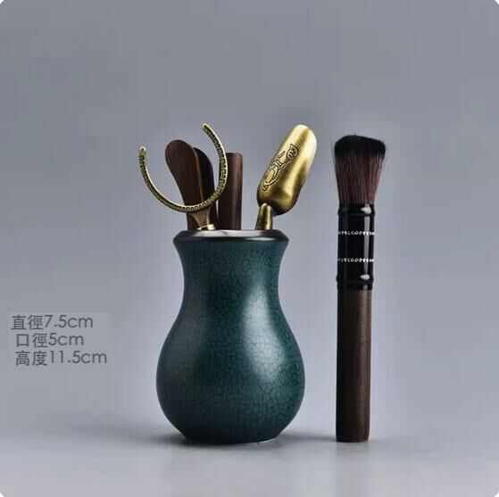 爆款功夫茶具套裝(松石綠六君子)