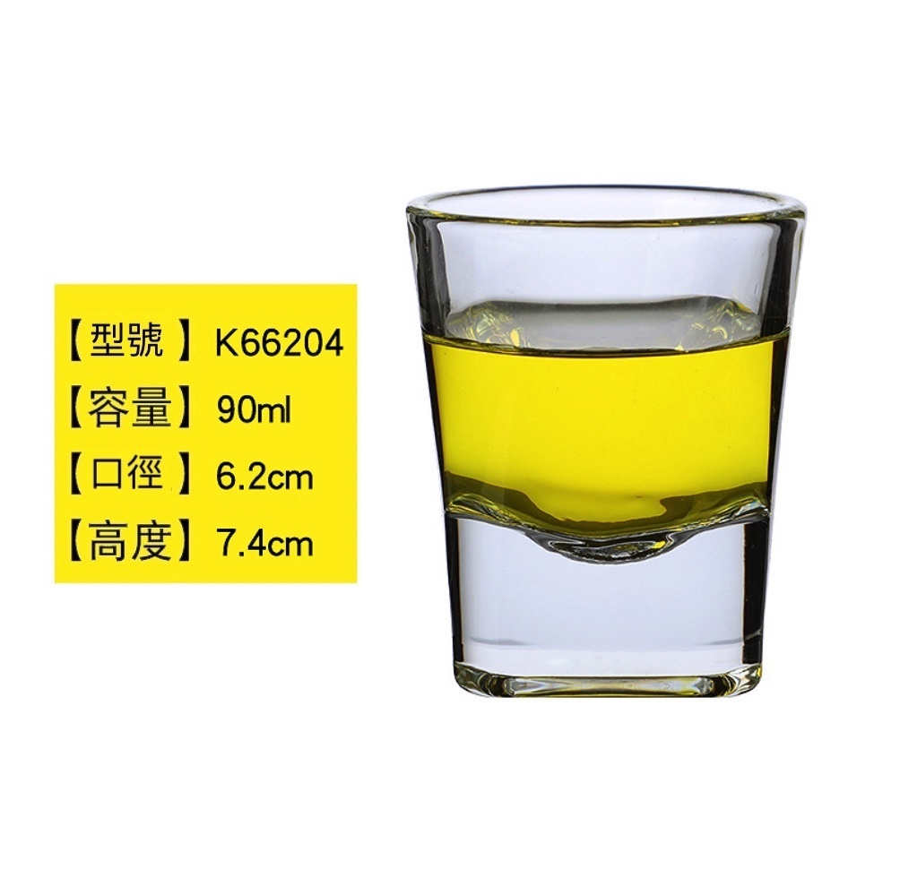熱賣八角杯啤酒杯 威士卡杯（K66204啤酒杯90ml-【2個裝】）