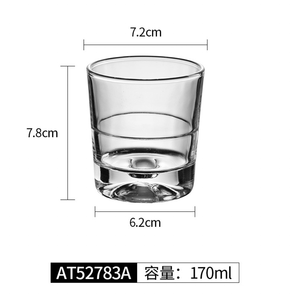 熱賣八角杯啤酒杯 加厚威士卡杯 洋酒杯（AT52783A啤酒杯-【2個裝】）