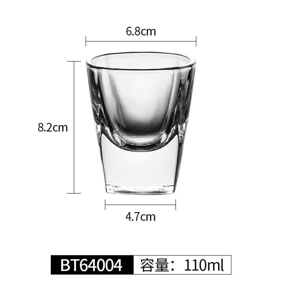 熱賣八角杯啤酒杯 加厚威士卡杯 洋酒杯（BT64004啤酒杯-【2個裝】）