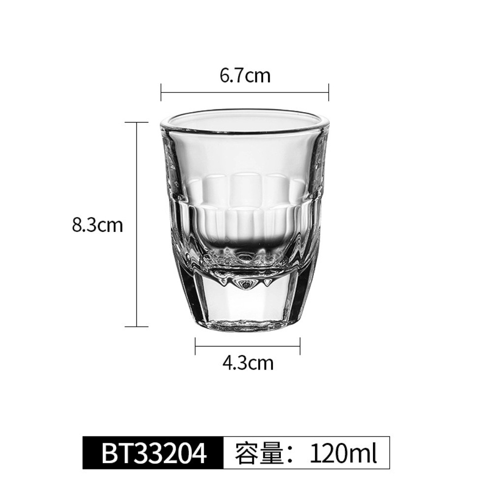 熱賣八角杯啤酒杯 加厚威士卡杯 洋酒杯（BT32204啤酒杯-【2個裝】）
