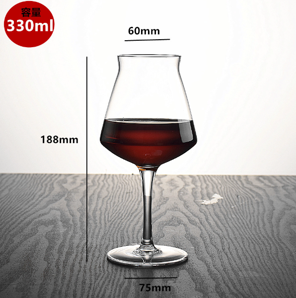 新款【1個】水晶玻璃高腳杯（貨號/容量：人工吹制330ml）