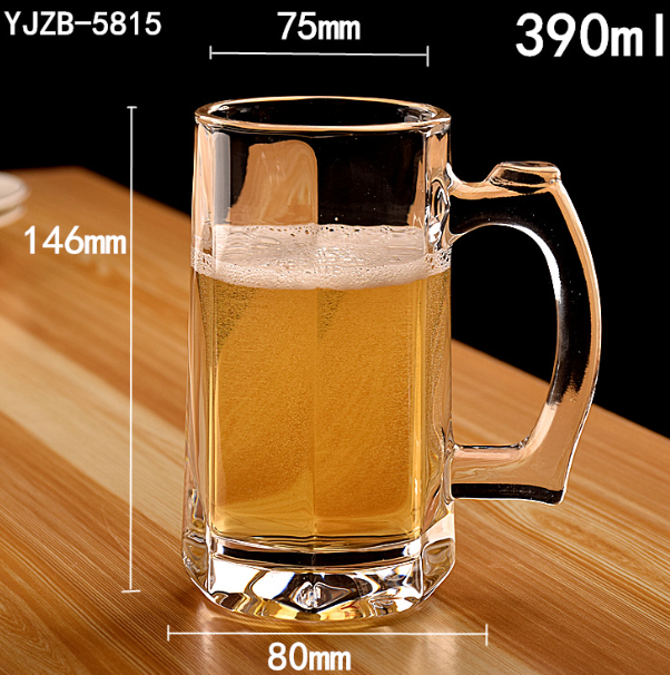 熱賣【1個】玻璃啤酒杯（貨號： YJZB-5815）