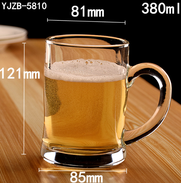 熱賣【1個】玻璃啤酒杯（貨號： YJZB-5810）