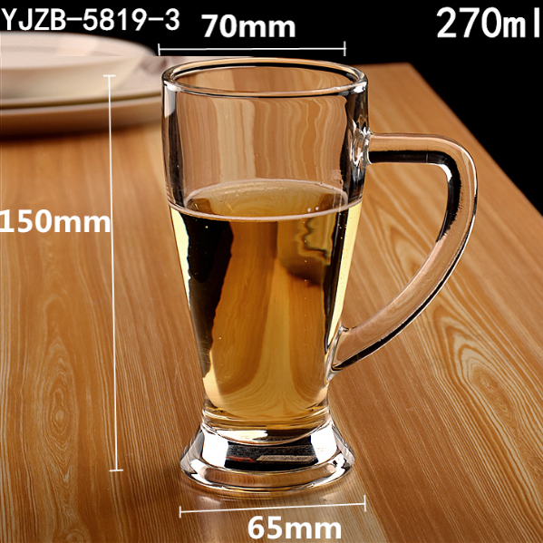 熱賣【1個】玻璃啤酒杯（貨號：YJZB-5819-3）