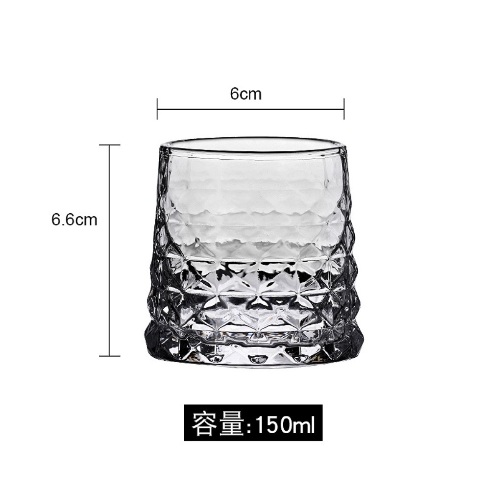爆款古典杯 威士卡杯 洋酒杯 啤酒杯（矮款小號150ml-【2個裝】）