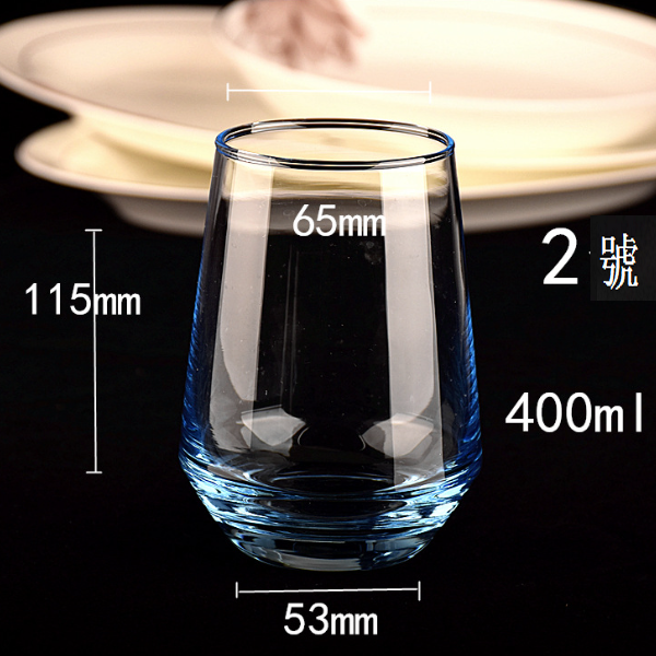 熱賣【1個】玻璃水杯洋酒杯（貨號：2號SY7018-1B）