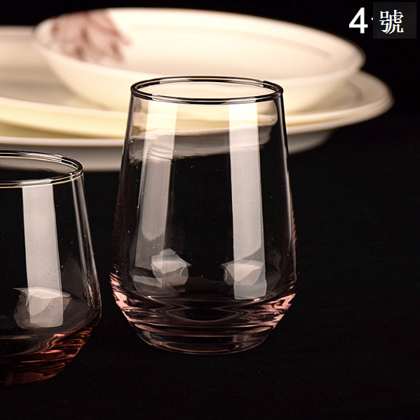 熱賣【1個】玻璃水杯洋酒杯（貨號：4號SY7018-1P）