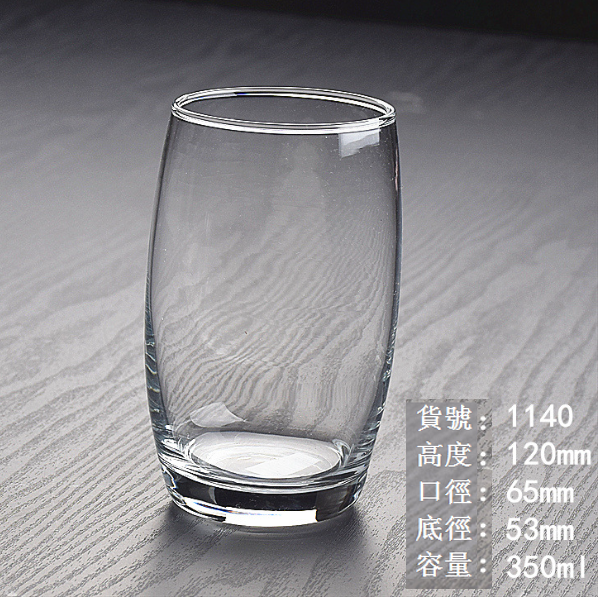 熱賣【1個】玻璃水杯洋酒杯（貨號：1140透明）