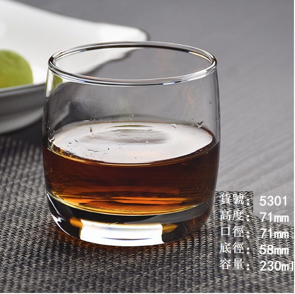 熱賣【1個】玻璃水杯洋酒杯（貨號：5301透明）