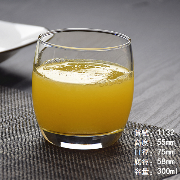 熱賣【1個】玻璃水杯洋酒杯（貨號：1132透明）