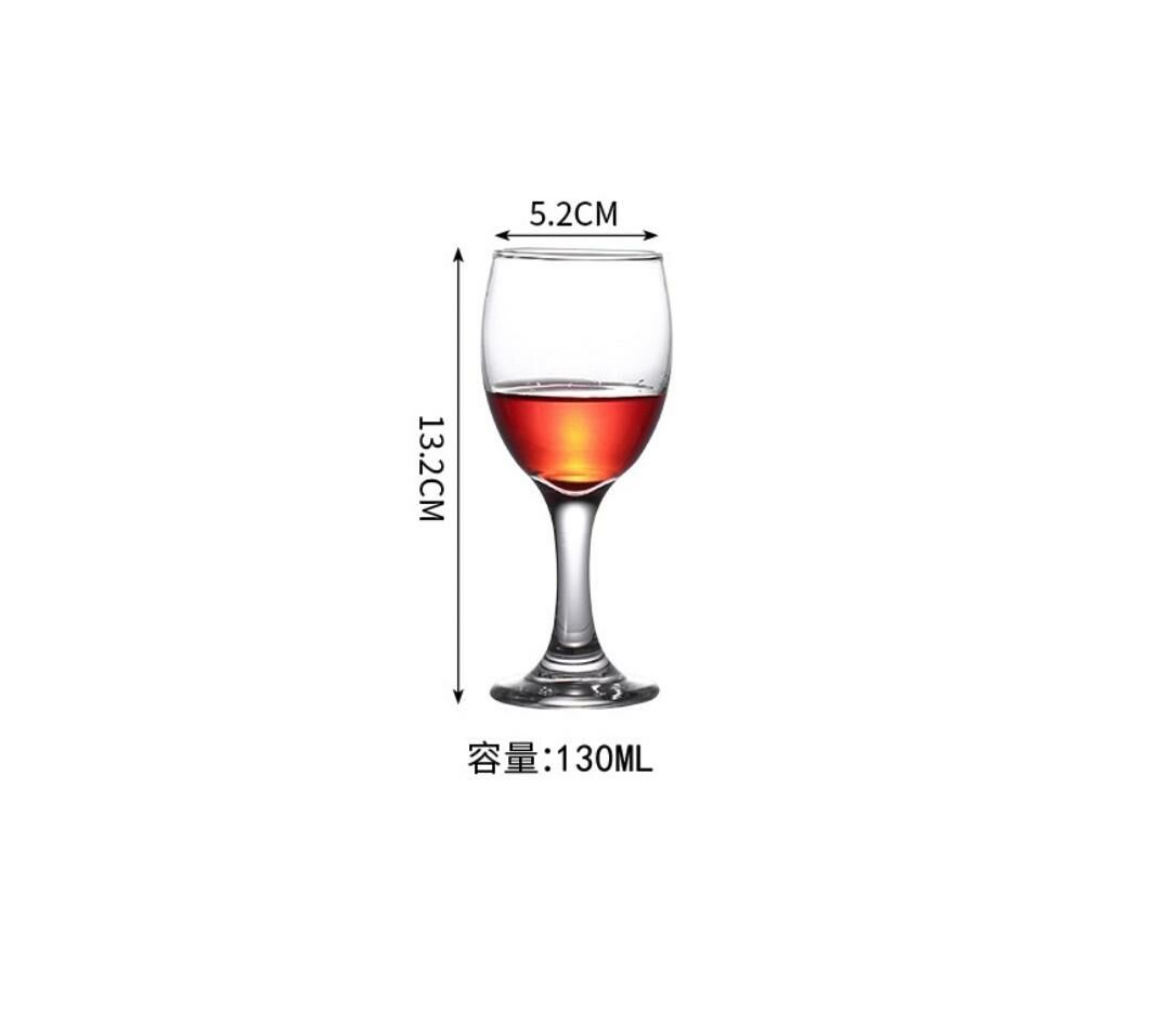 新款紅酒杯套裝高腳玻璃杯（130ml紅酒杯（L11#）-【6個裝】）